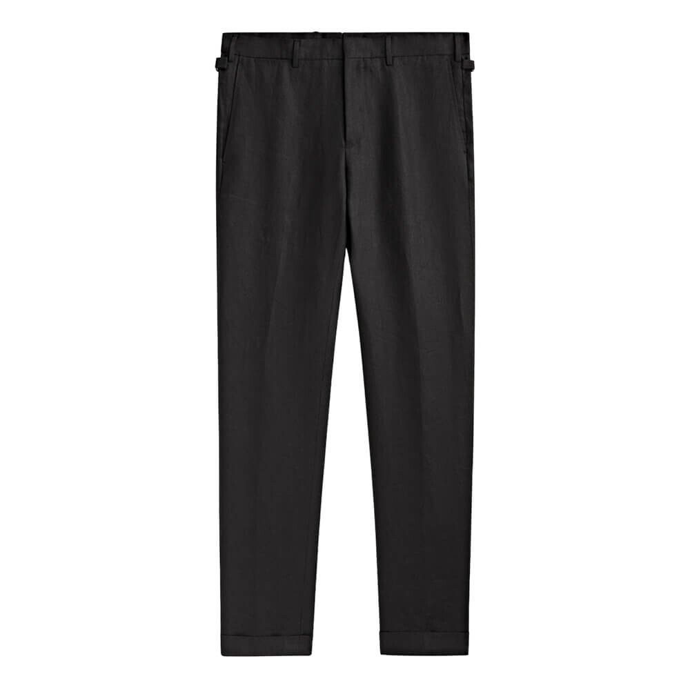 

Брюки Massimo Dutti Black Linen, черный