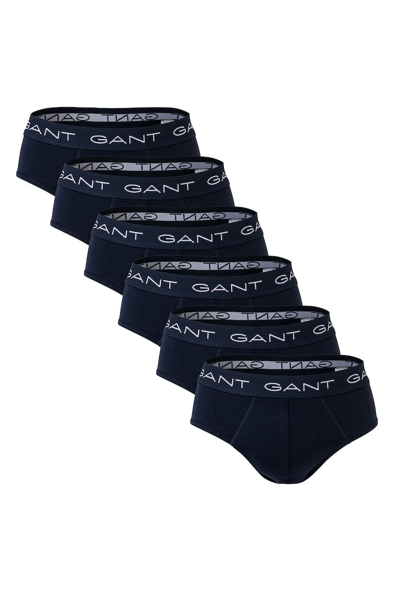 

Трусики с логотипом на талии - 6 пар Gant, синий