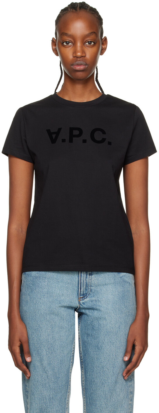 

Черный В.П.К. Футболка A.P.C.