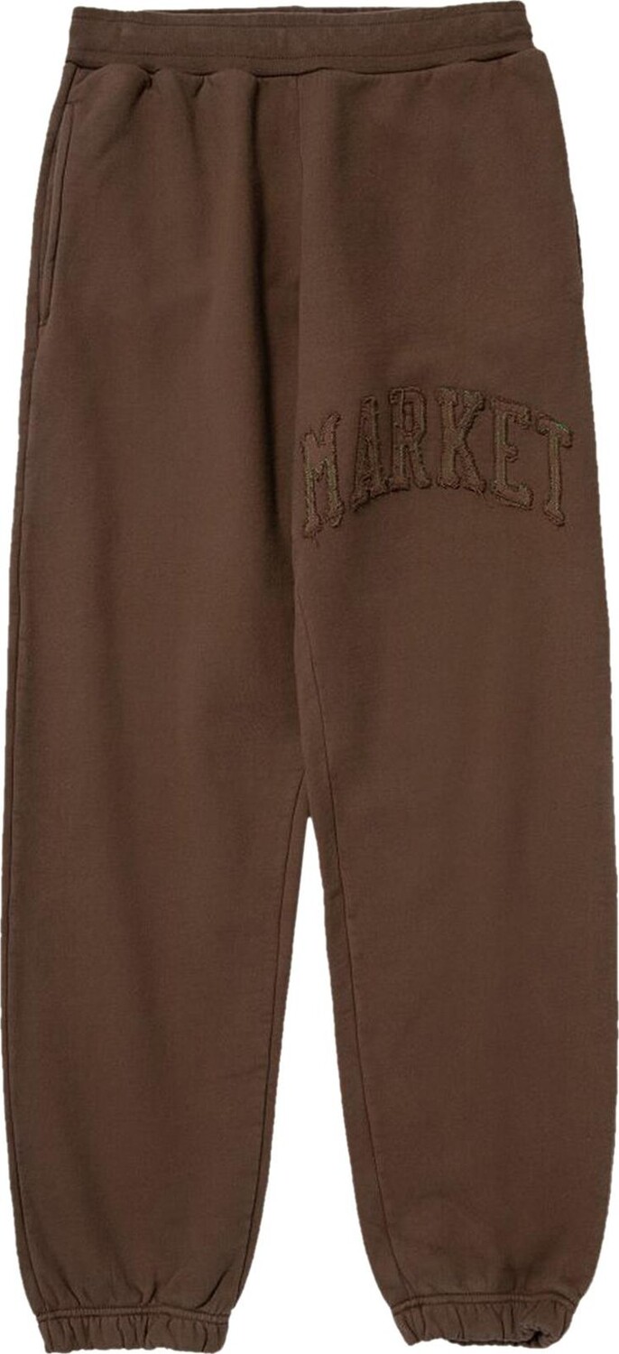

Спортивные брюки Market Vintage Wash Sweatpants 'Bark', коричневый