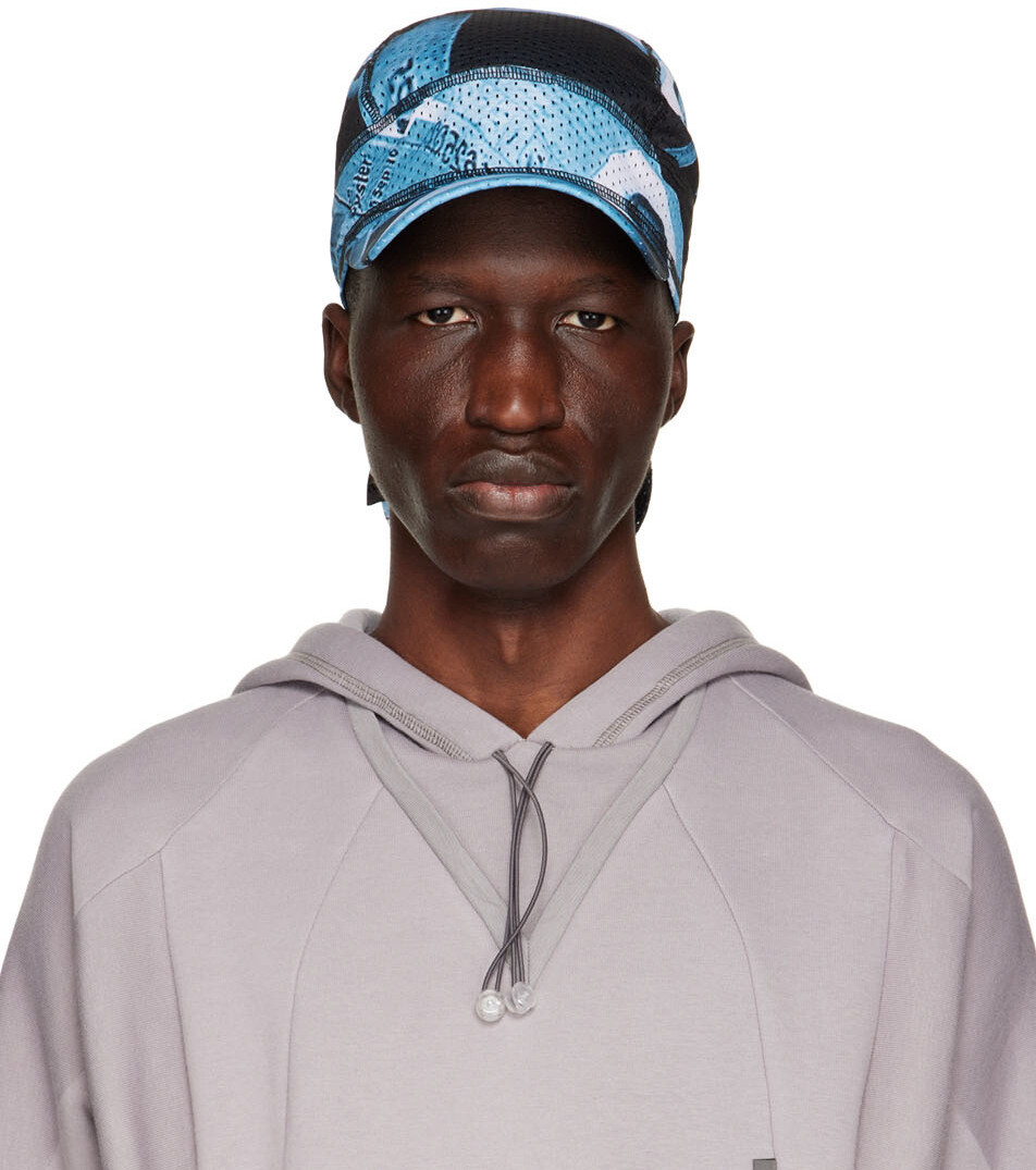 

Черно-синяя сетчатая кепка Durag Saul Nash
