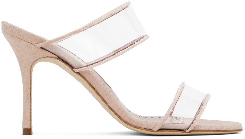 

Розовые туфли на каблуках Invymu Manolo Blahnik