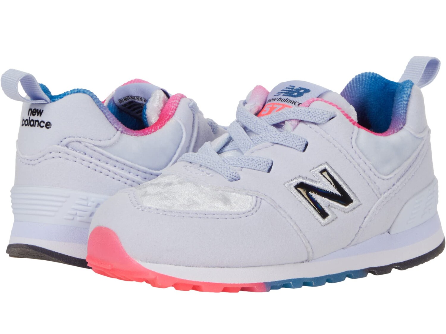 

Детские кроссовки New Balance 574 Winter Pack, белый/серый/розовый