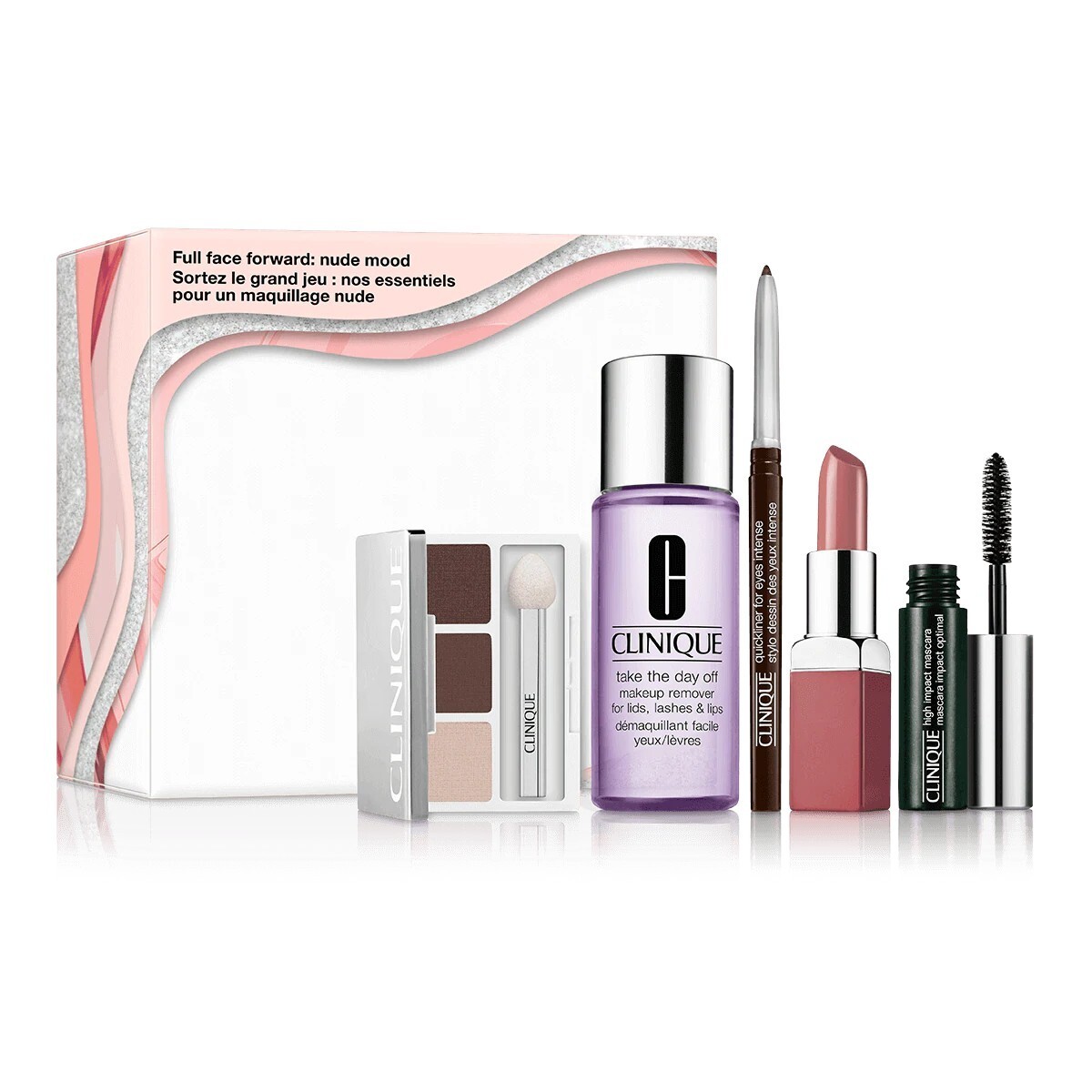 

Набор Clinique Full Face Forward: Nude Mood Makeup, 5 предметов