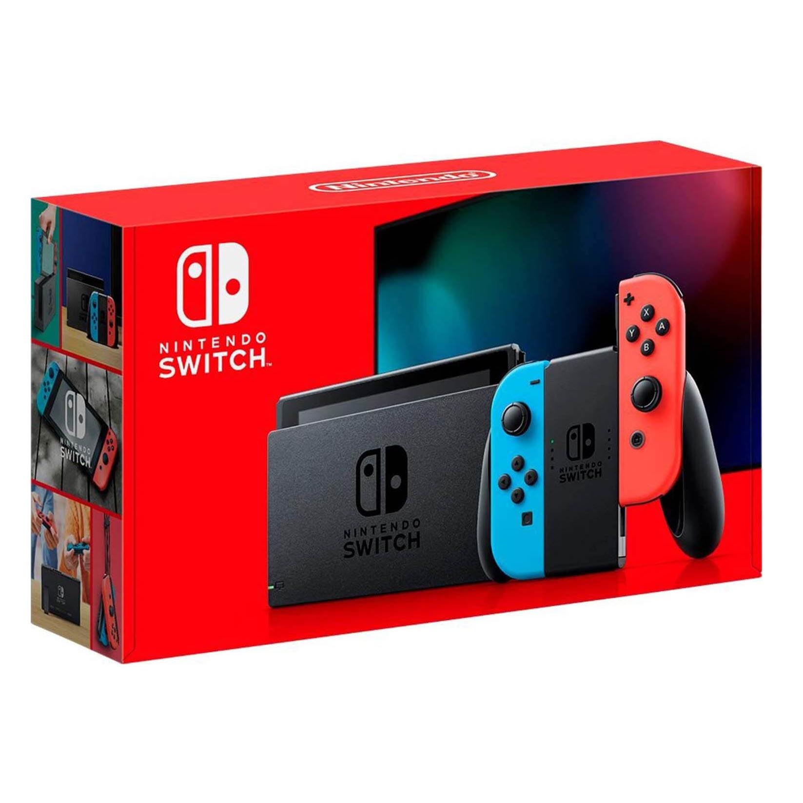 Игровая консоль, Nintendo Switch, Neon Blue and Neon Red, Nintendo