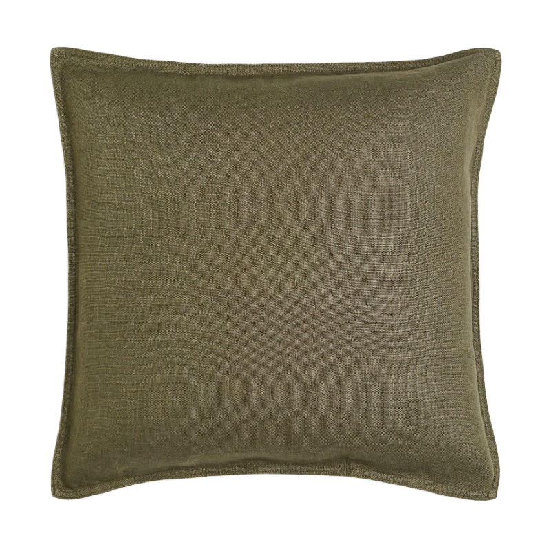 Чехол для декоративной подушки H&M Home, темно-зеленый хаки