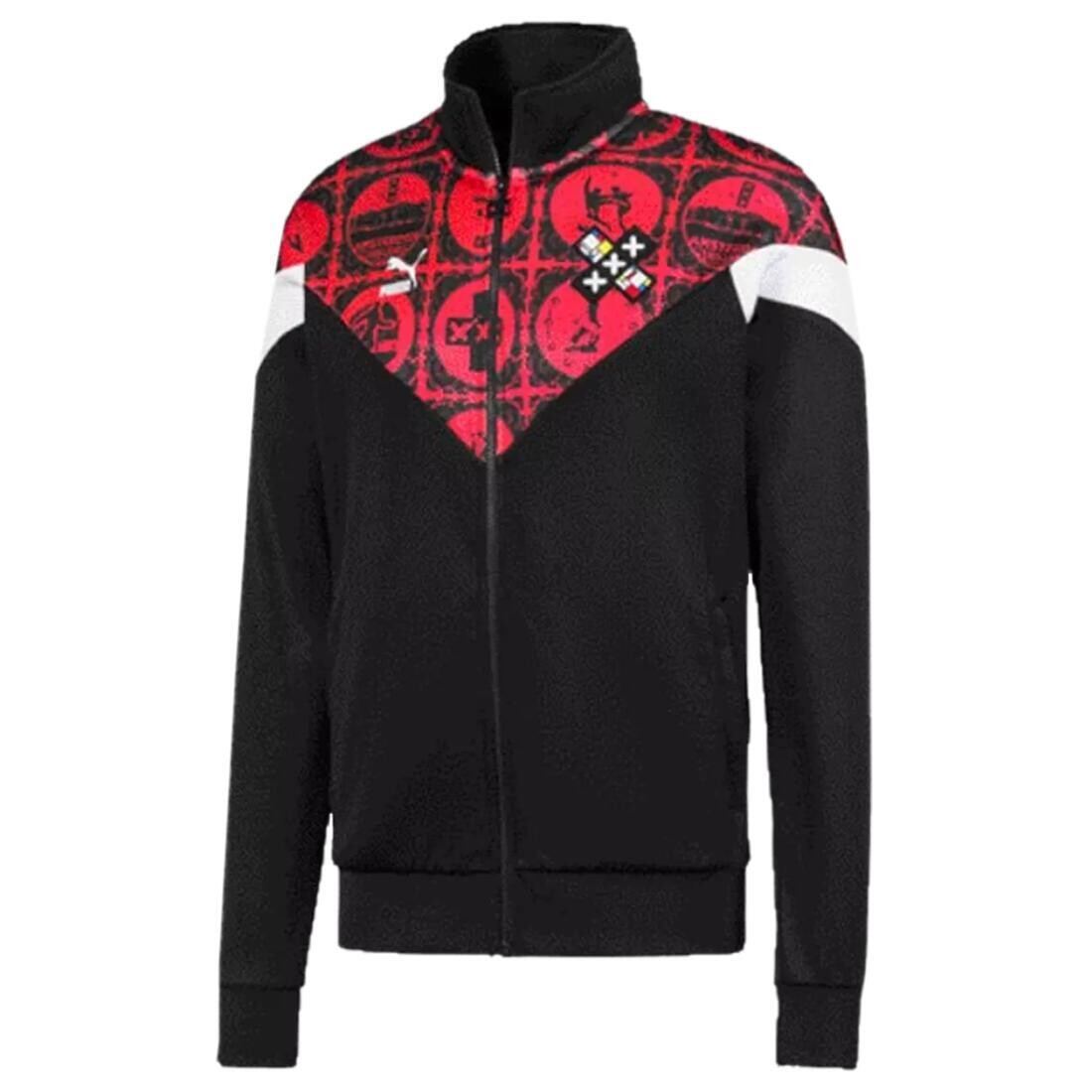

Спортивная куртка из джерси с короткими рукавами Amsterdam Influence PUMA, черный Красный