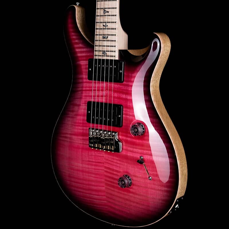 

PRS Wood Library Custom 24 Flame 10 Top Korina Back Bonnie Pink Smokeburst