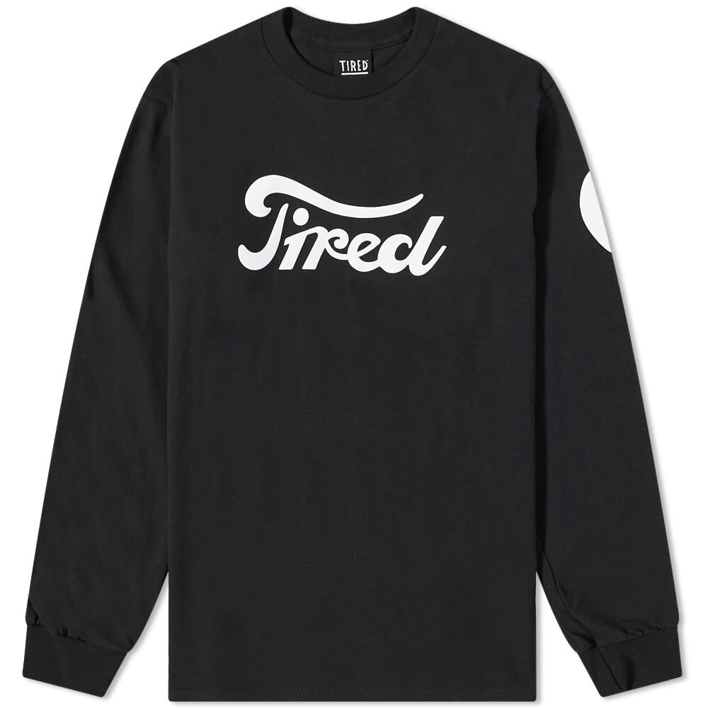 

Футболка Tired Skateboards Long Sleeve Moto Sport Tee, Черный