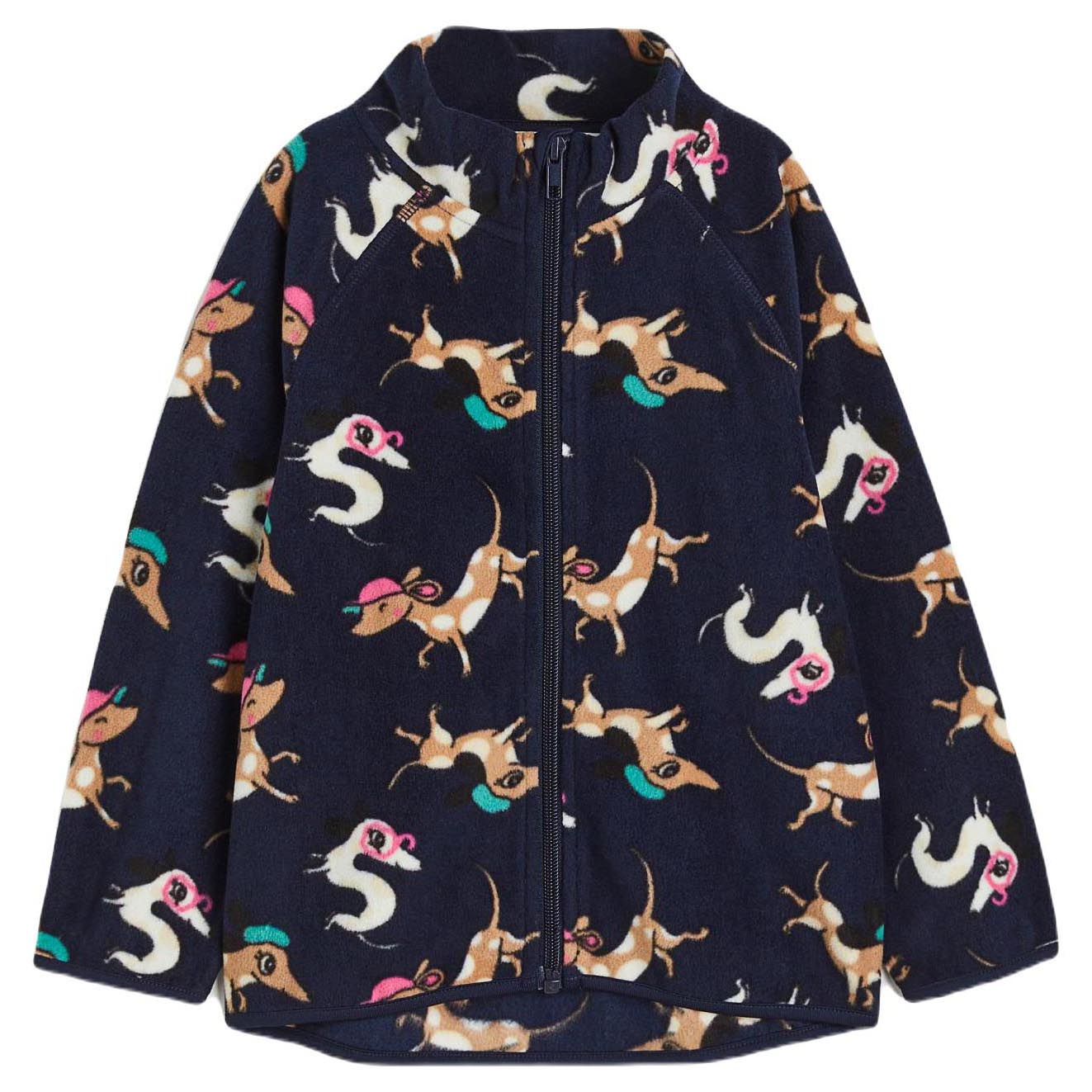 

Куртка H&M Fleece Dogs, темно-синий