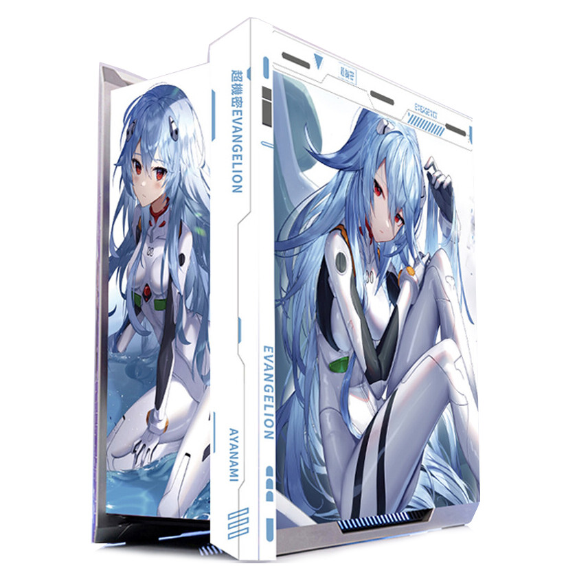 

Корпус ASUS ROG Strix Helios GX601 Custom Rei Ayanami Theme, Mid Tower, белый/рисунок