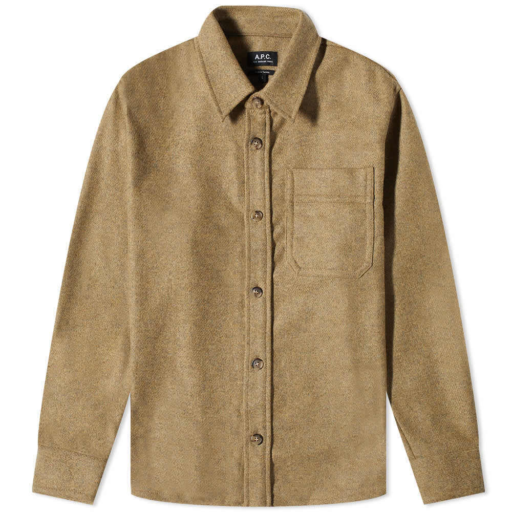 

Шерстяная рубашка Basile A.P.C., Коричневый