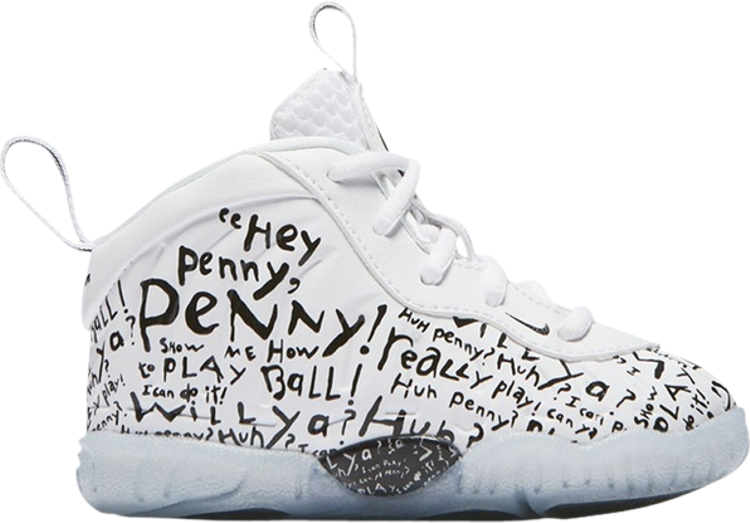 цена Кроссовки Nike Little Posite One TD 'Lil Penny', белый