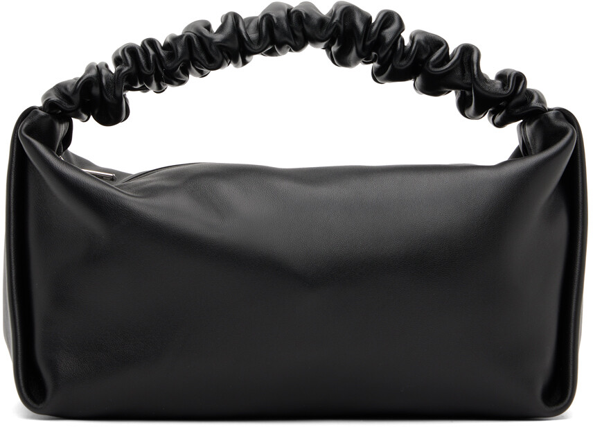 

Черная маленькая резинка для волос из кожи ягненка Alexander Wang