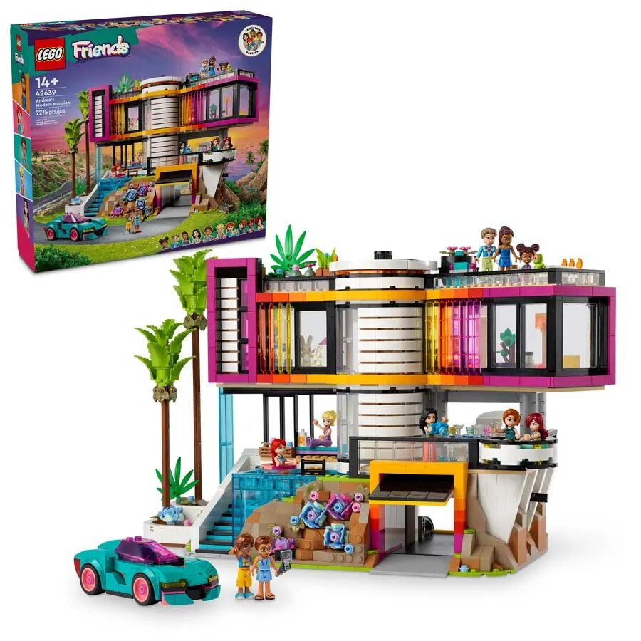

Конструктор Lego Andrea's Modern Mansion 42639, 2275 деталей
