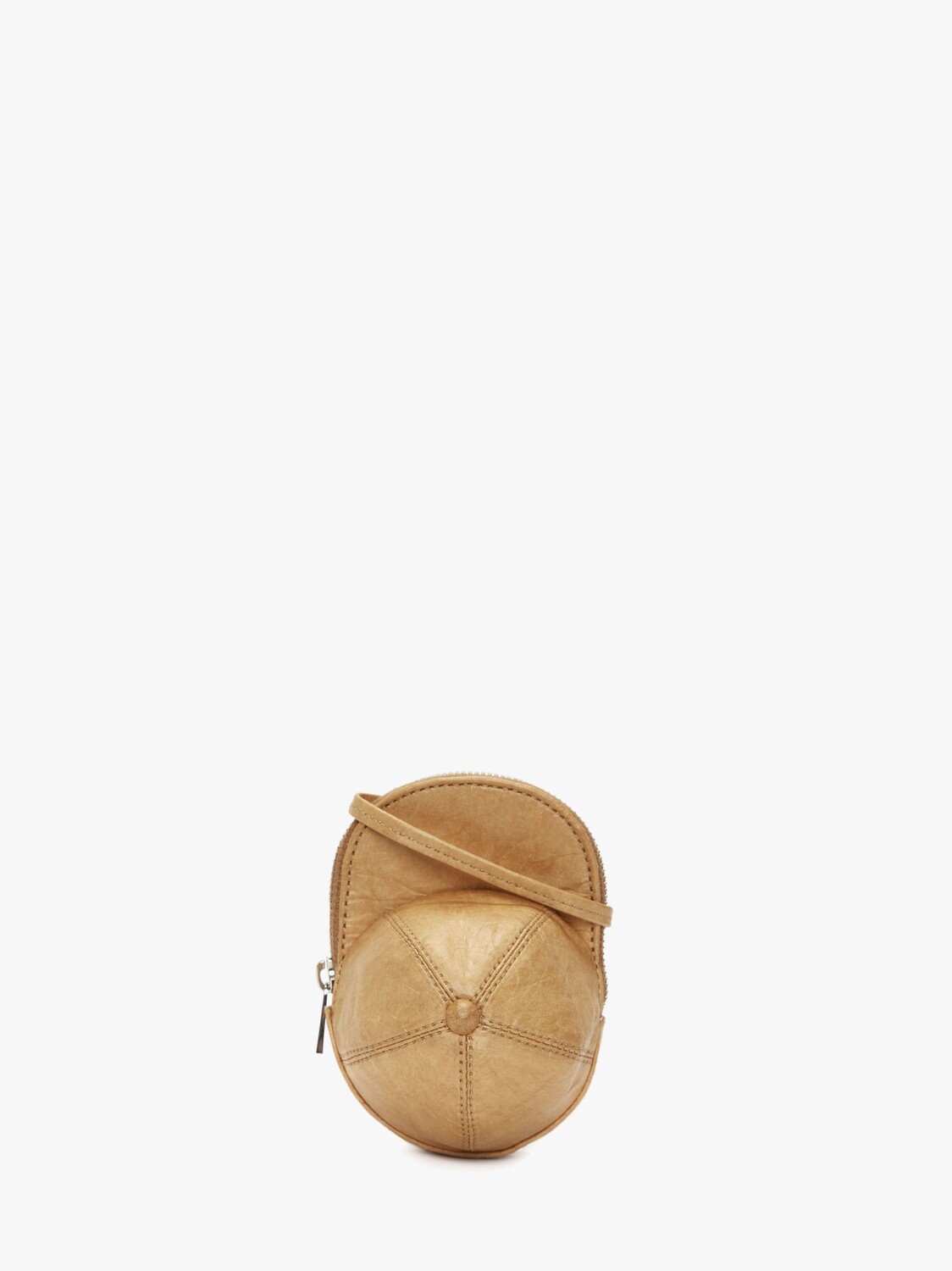 

Кожаная сумка JW Anderson через плечо, бежевый