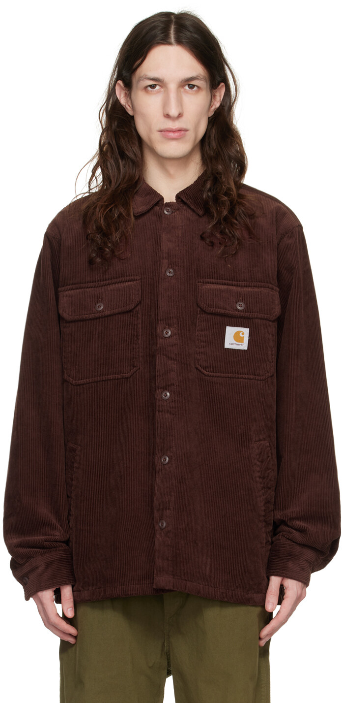 

Темно-красная куртка-рубашка Whitsome Carhartt Work In Progress, Красный