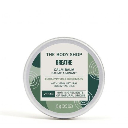 

Бальзам Breathe Calm с эфирными маслами эвкалипта и розмарина 15г, The Body Shop