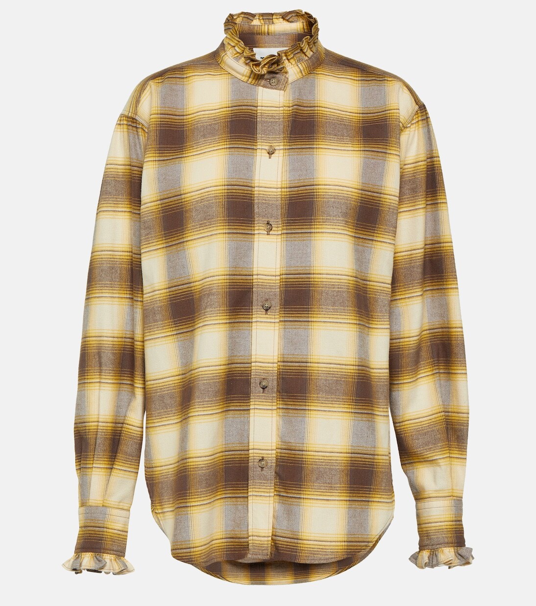 

Рубашка saoli из хлопкового поплина Marant Etoile, мультиколор