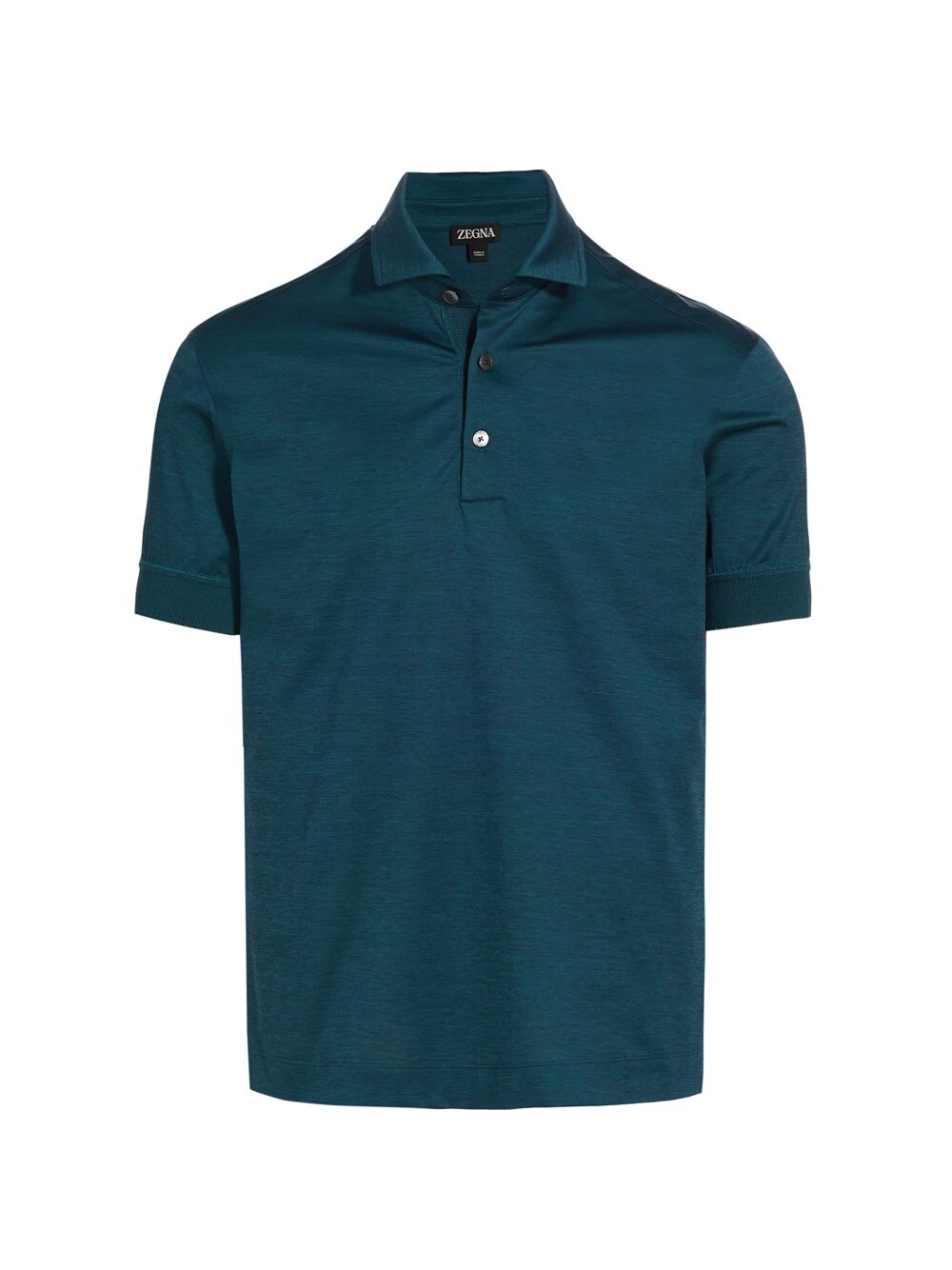 

Поло Super Fine из пике ZEGNA, зеленый