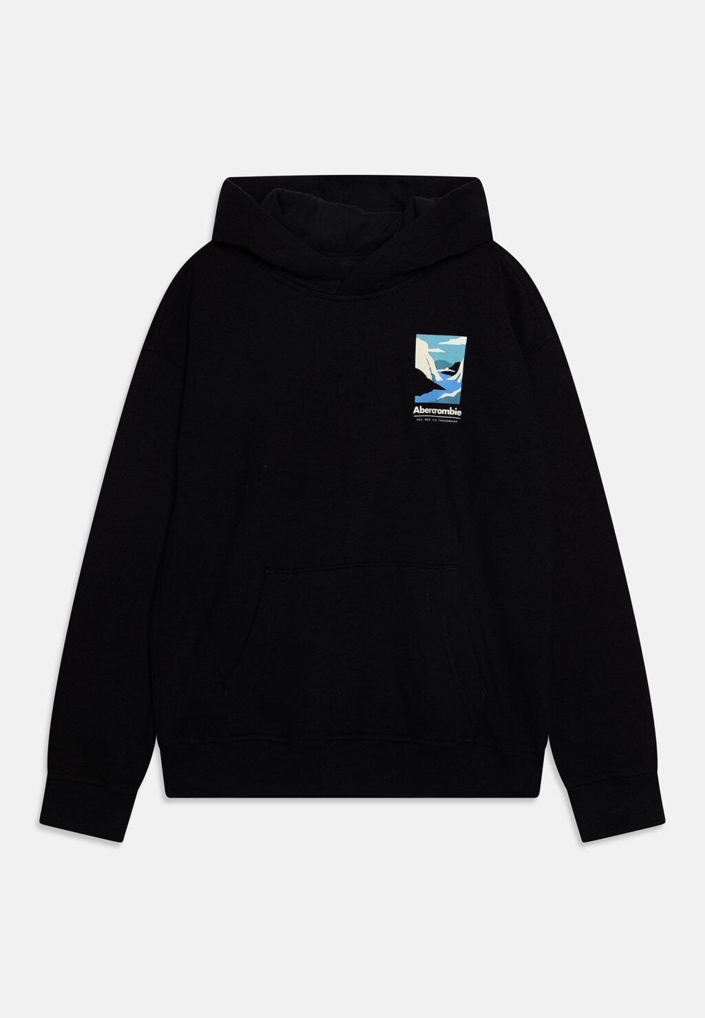

Толстовка IMAGERY POPOVER HOODIE Abercrombie & Fitch, цвет ANTHRACITE