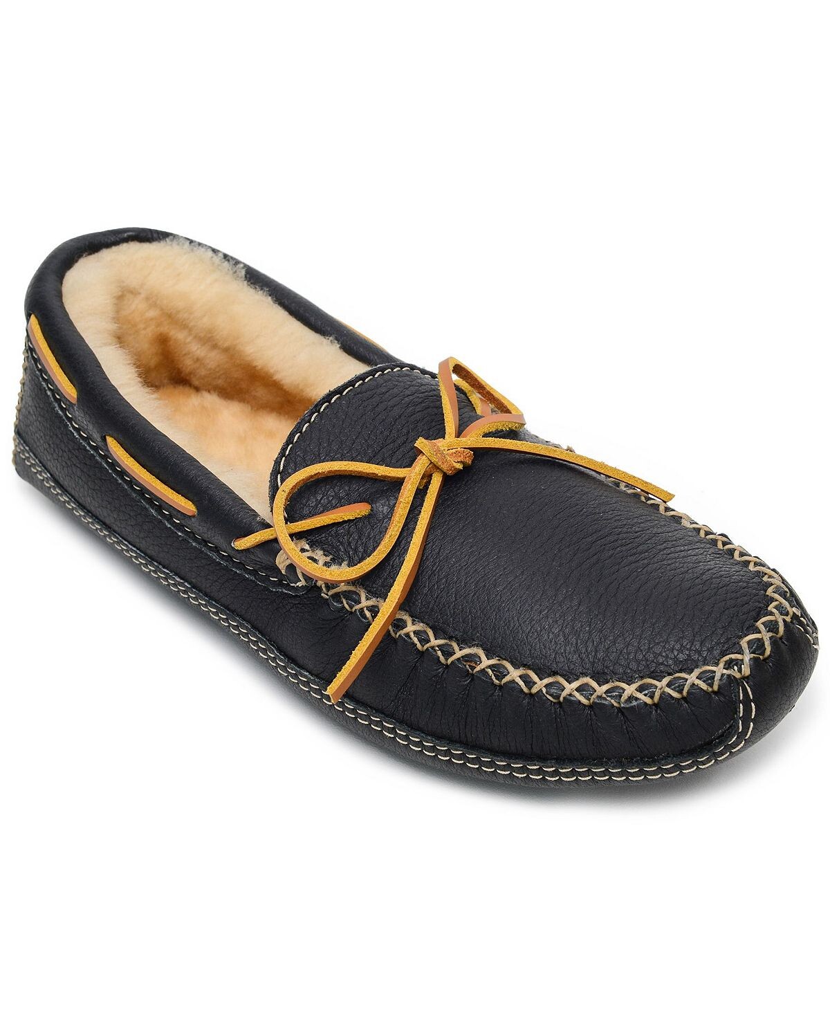 

Мужские мокасины из овчины из лосиной кожи Minnetonka