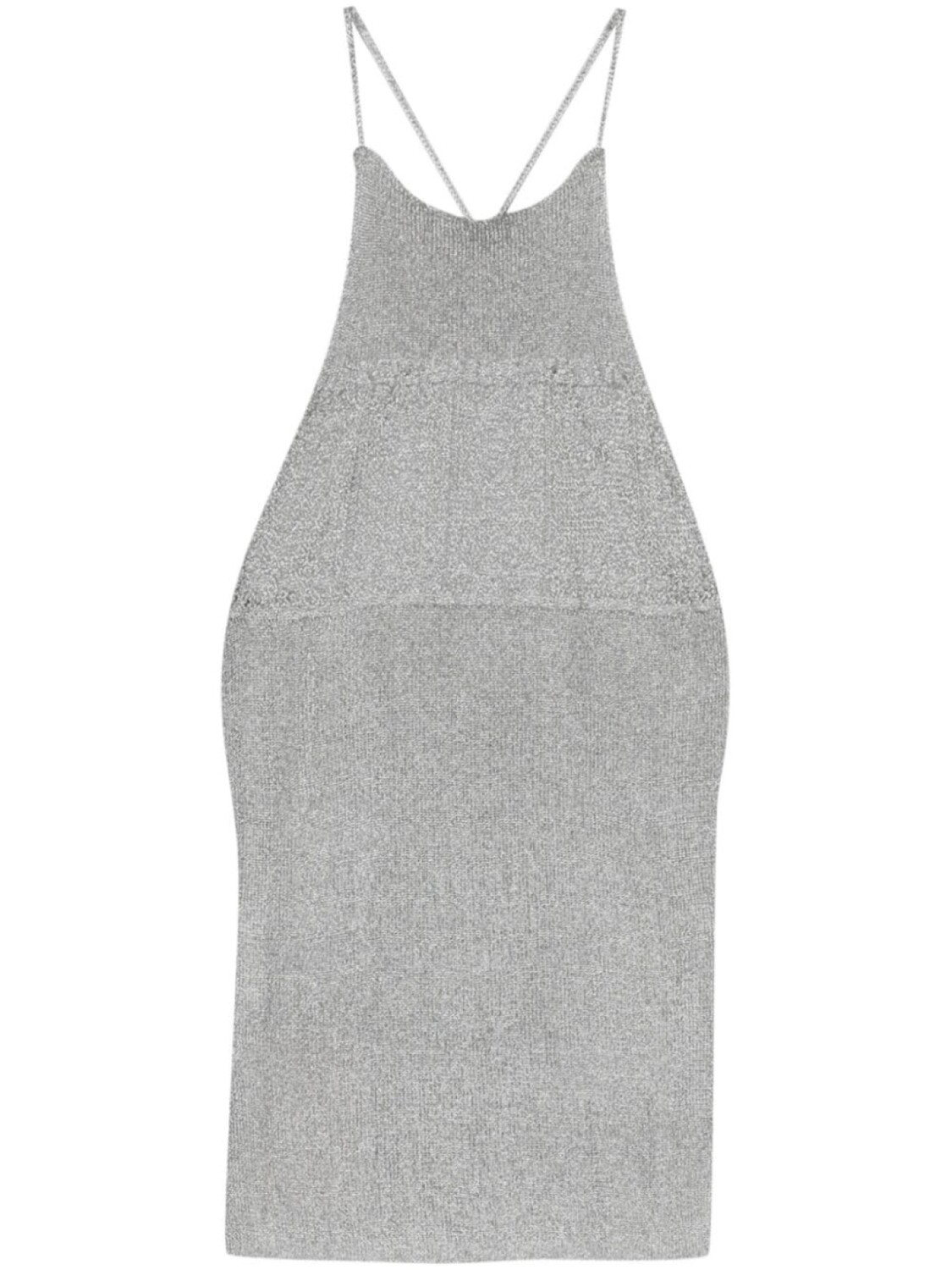 

Paloma Wool трикотажный топ Conan с эффектом металлик, серебристый