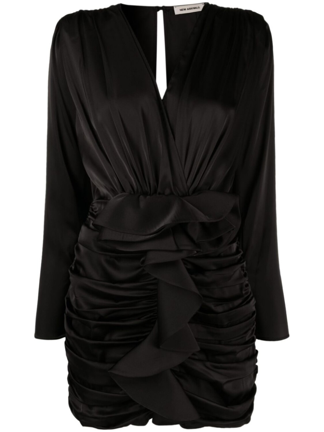 

The New Arrivals Ilkyaz Ozel платье мини Bebe In La Chapelle со сборками, черный