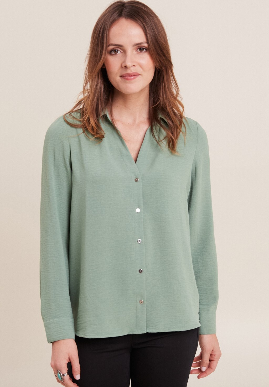 Блузка-рубашка Breal, цвет vert canard