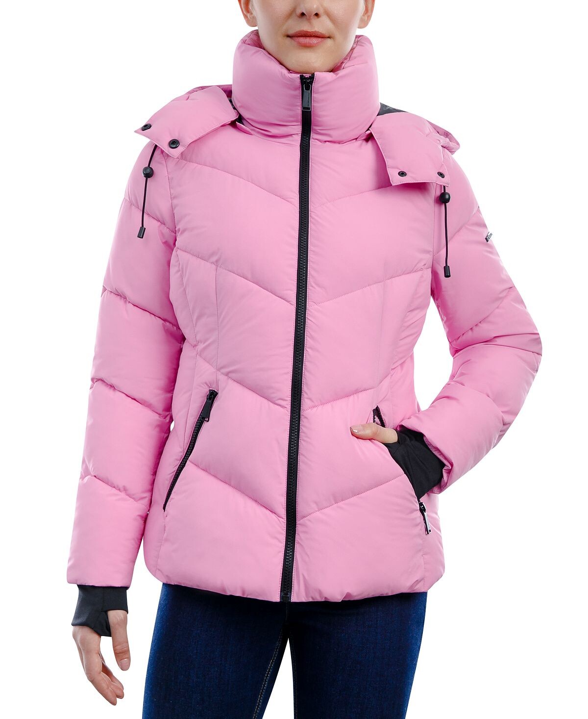 

Женское пуховое пальто с капюшоном, созданное для macy's BCBGeneration
