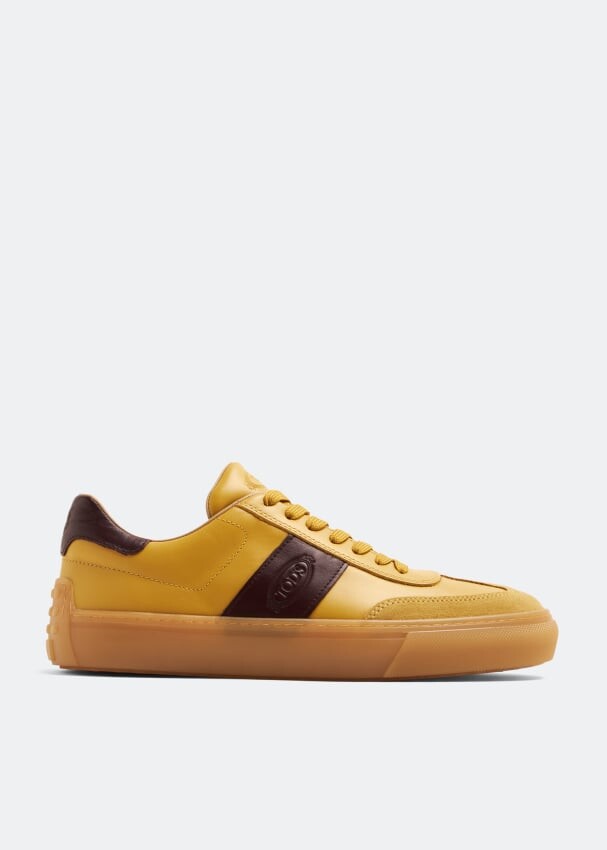 

Кроссовки TOD'S Low-top leather sneakers, желтый
