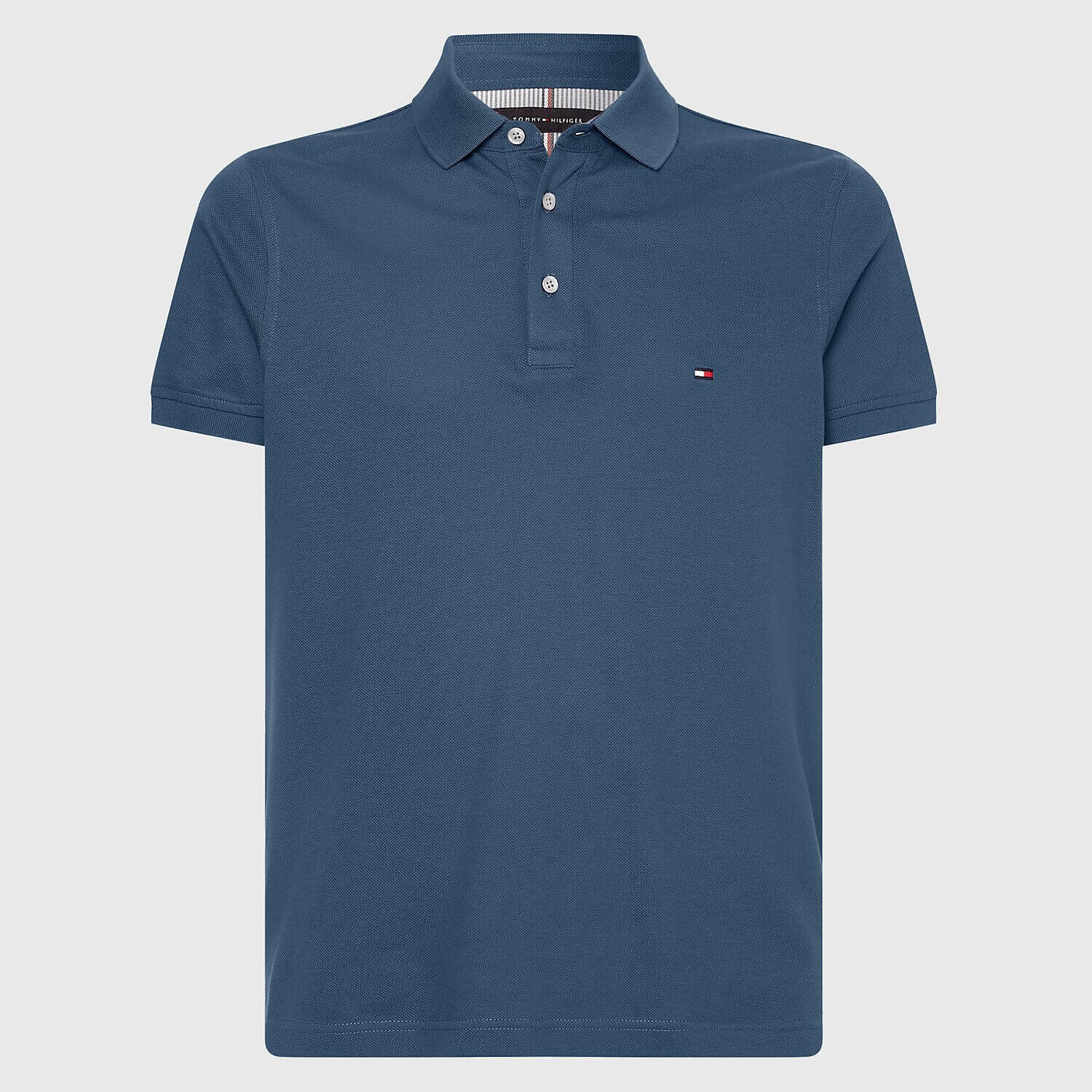 

Футболка-поло Tommy Hilfiger Slim Fit 1985, серо-синий