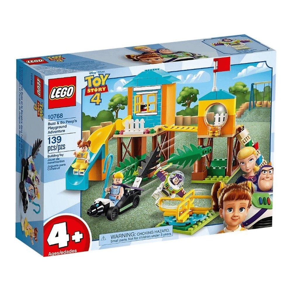 конструктор lego toy story 10770 парк аттракционов базза и вуди Конструктор LEGO Toy Story 10768 Приключения Базза и Бо Пип на детской площадке