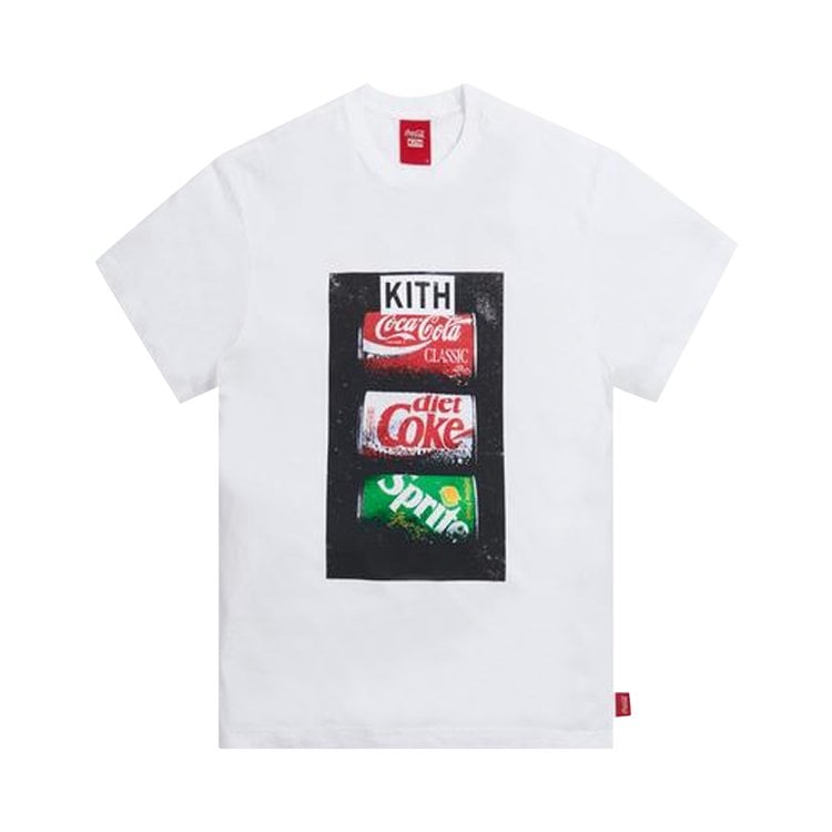 Футболка Kith x Coca-Cola Flavors Vintage Tee 'White', белый - фото