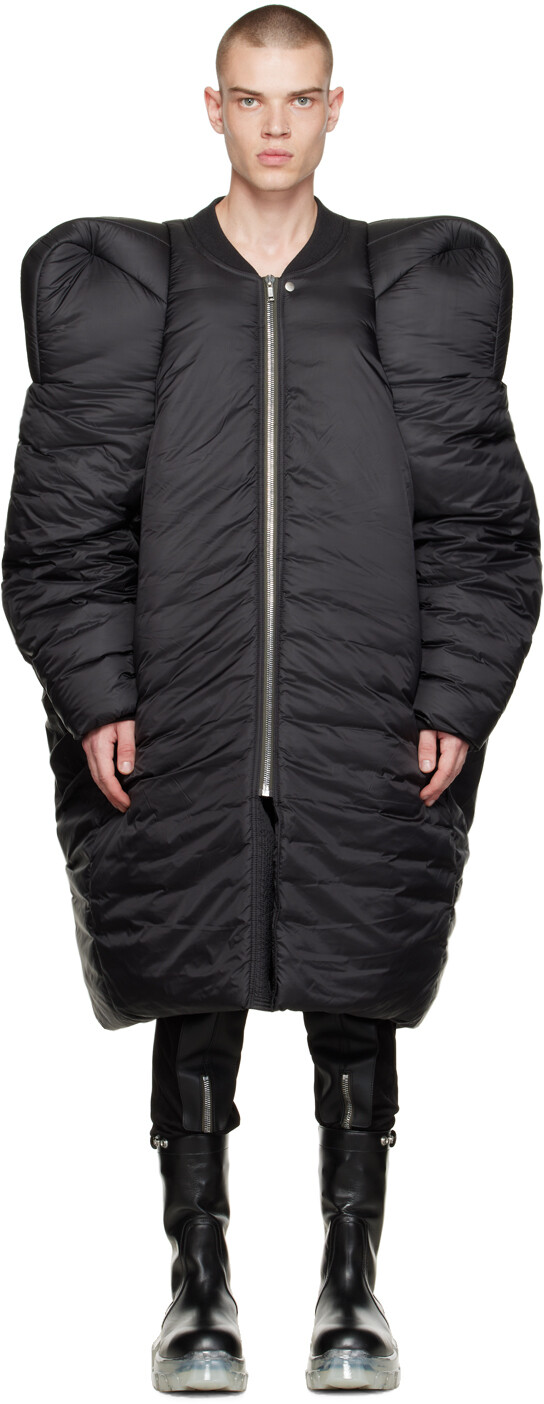 

Черный пуховик Jumbo Kunst Rick Owens