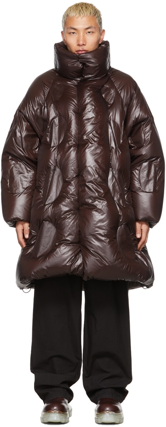 

Коричневое пуховое пальто Moncler Dingyun Zhang Iaphia Moncler Genius, Коричневый