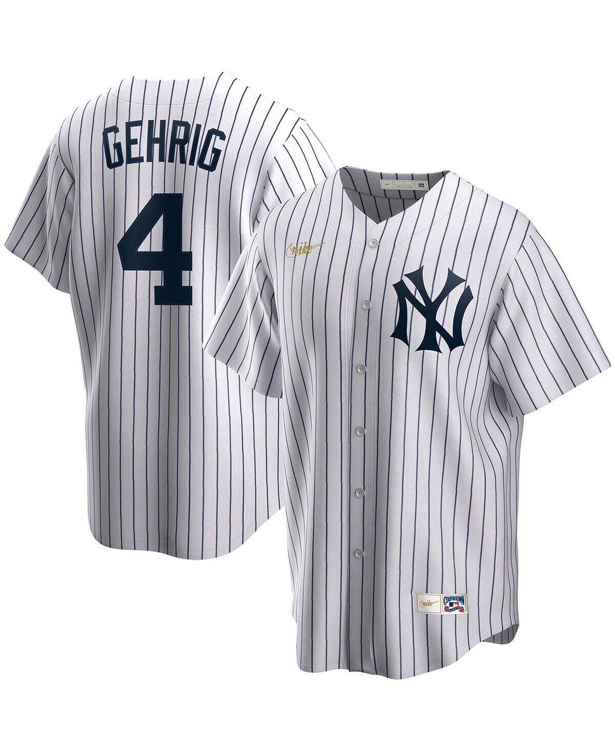 

Футболка Nike New York Yankees Home Cooperstown Size S, черно-белый