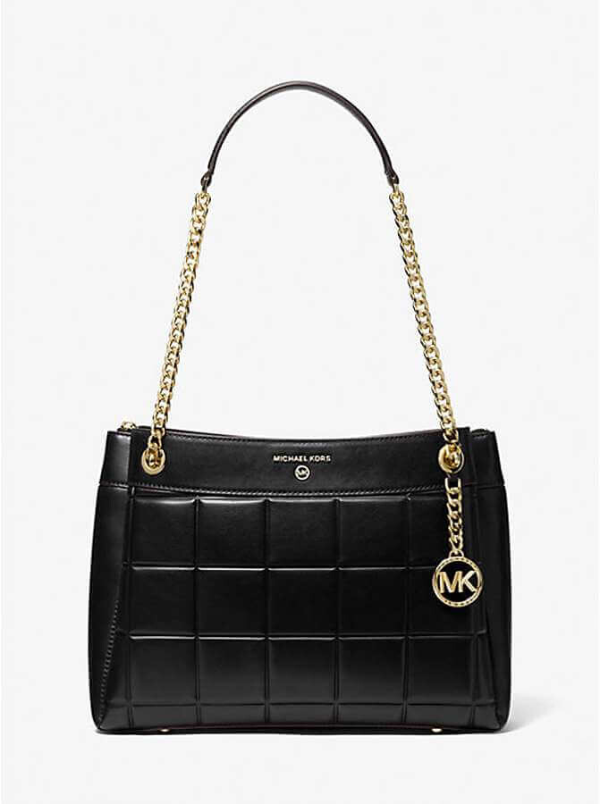 

Сумка Michael Michael Kors Susan Medium Quilted Leather, черный