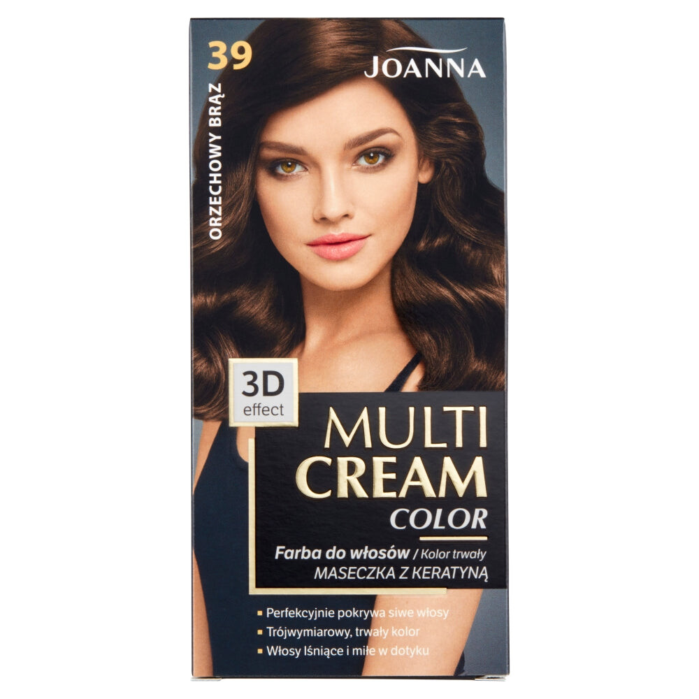 

Joanna Краска для волос Multi Cream Color 39 Лесной орех Коричневый