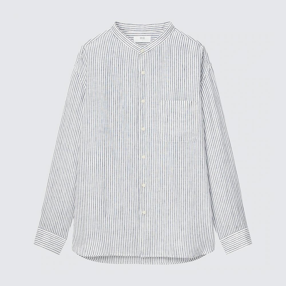 

Рубашка унисекс Uniqlo, синий