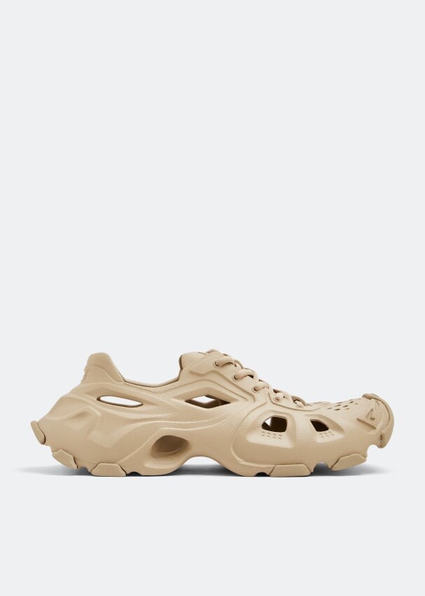 

Кроссовки BALENCIAGA HD lace-up sneakers, бежевый