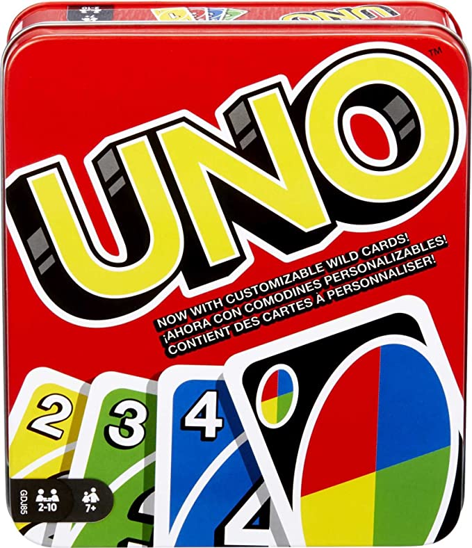 Настольная игра Uno в прочной коробке Mattel UNO Family Card Game mattel card game uno deluxe