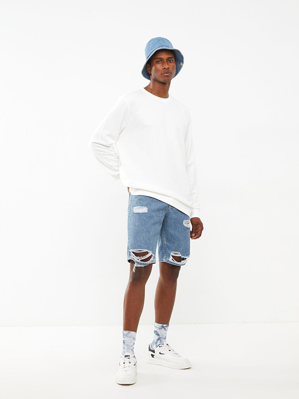 

Мужские джинсовые шорты стандартного кроя LCW Jeans