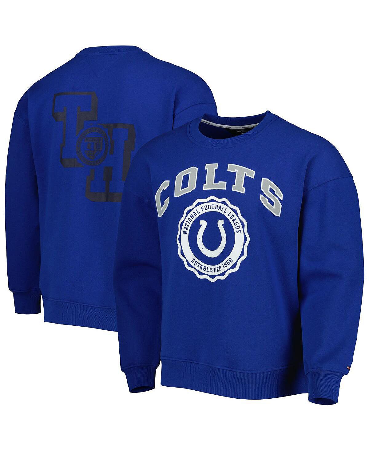 Мужская толстовка с круглым вырезом royal indianapolis colts ronald Tommy Hilfiger - фото