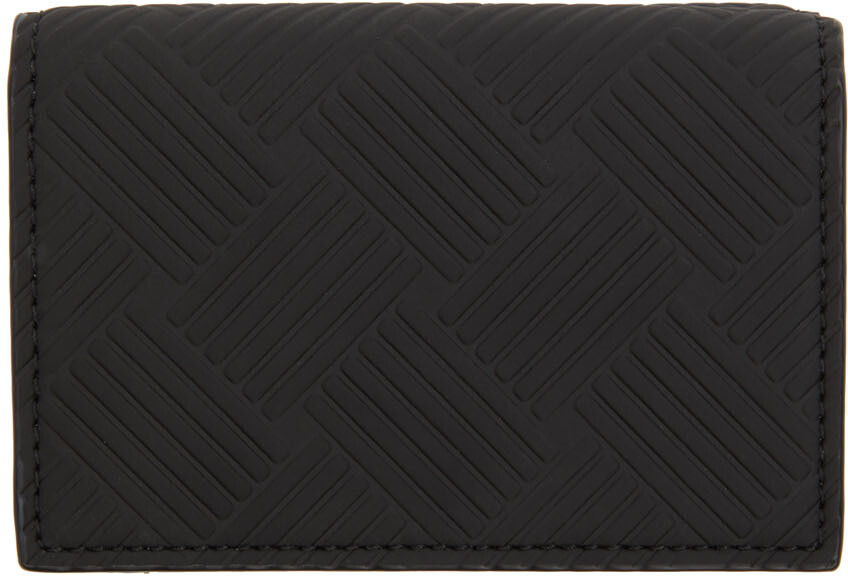 

Черный крошечный бумажник Trifold Bottega Veneta