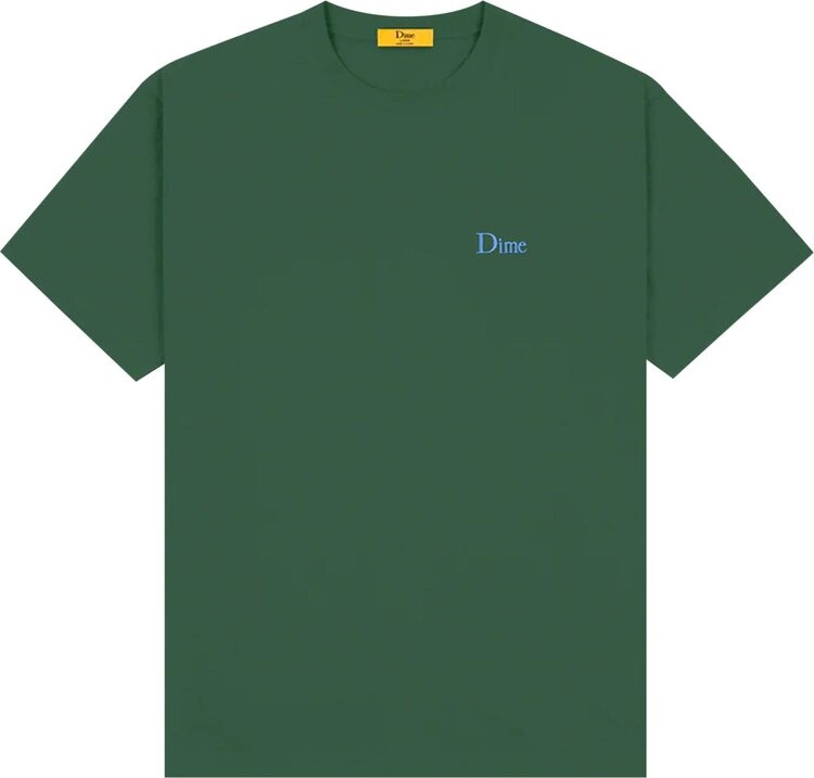 

Футболка Dime Classic Small Logo T-Shirt 'Rainforest', зеленый