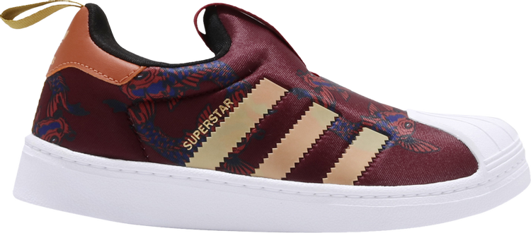 Лимитированные кроссовки Adidas Superstar 360 C 'Collegiate Burgundy', красный - фото