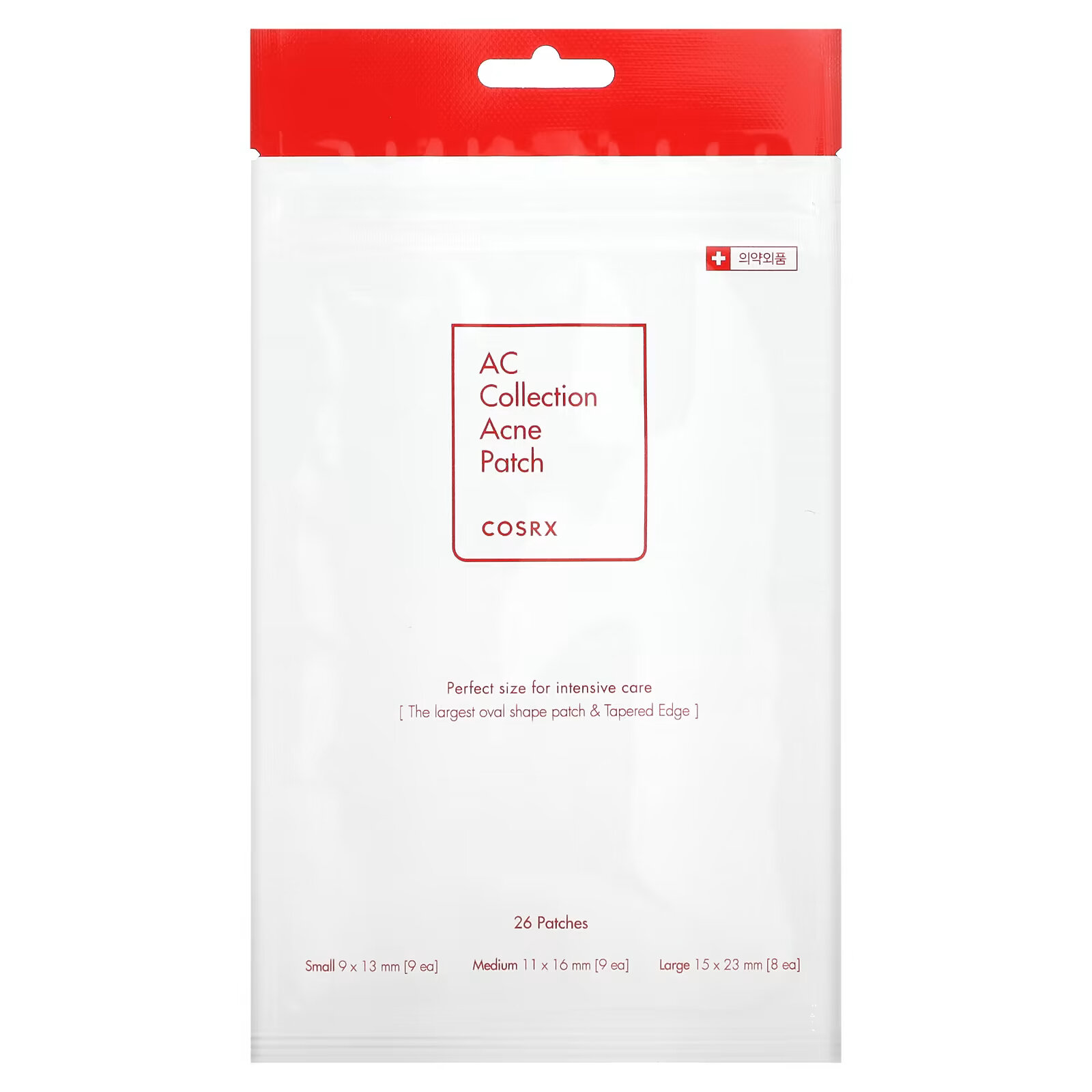 cosrx патчи от акне ac collection acne patch 10 г 26 мл Cosrx, AC Collection, патч от акне, 26 шт.