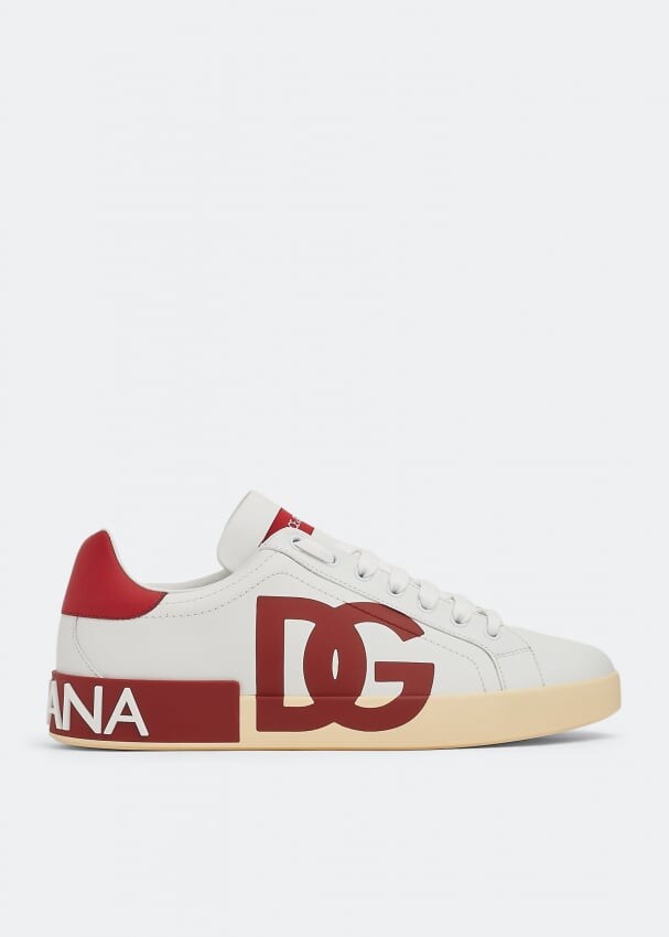 

Кроссовки DOLCE&GABBANA Portofino sneakers, белый