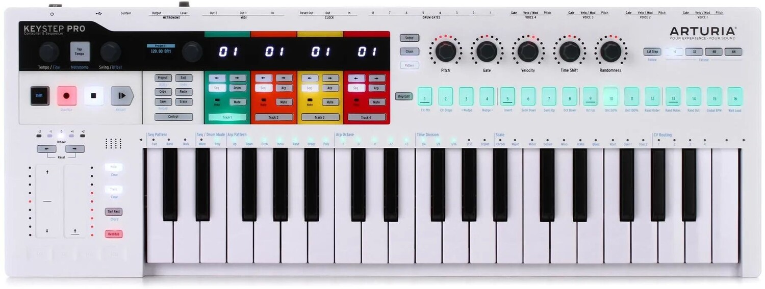 

Arturia KeyStep Pro 37-клавишный контроллер и секвенсор